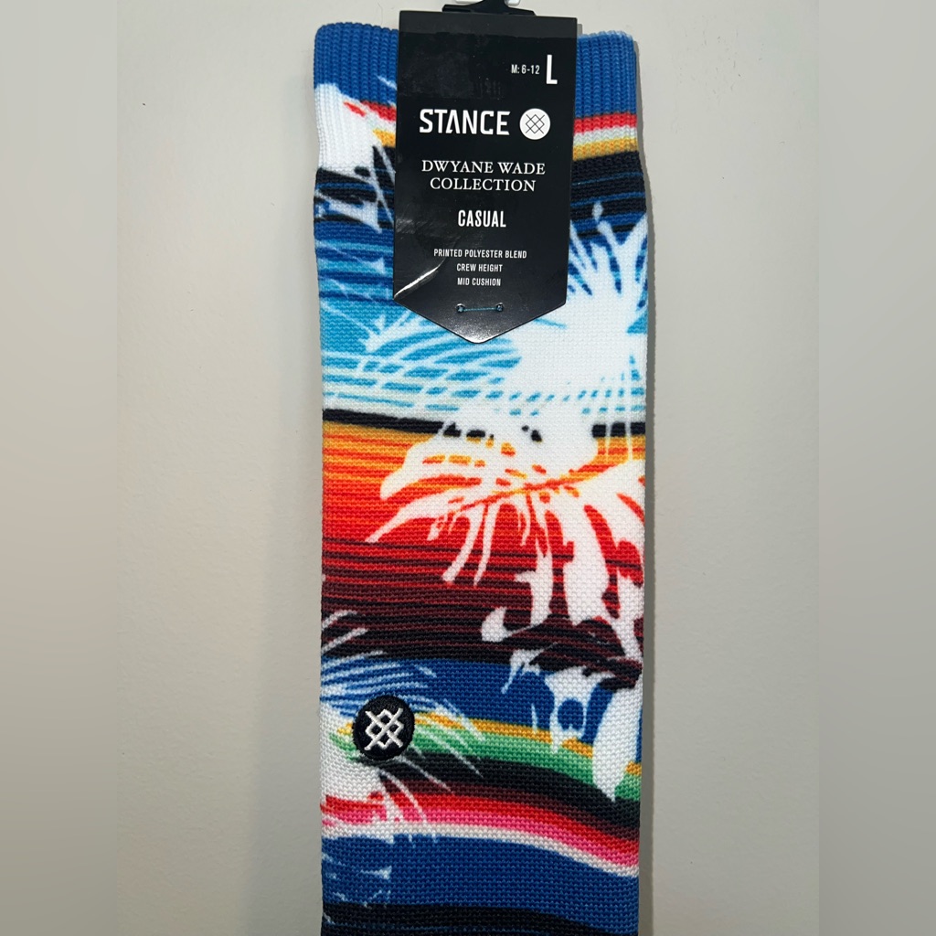 Stance Dwyane Wade Collection Mens Multicolor Socks